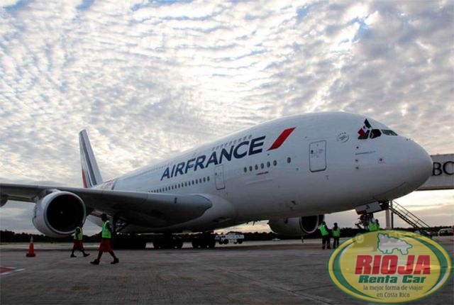 Air France anuncia dos vuelos directos entre Costa Rica a Francia