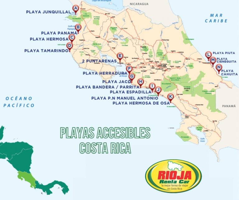 Playas accesibles para personas con discapacidad física en Costa Rica